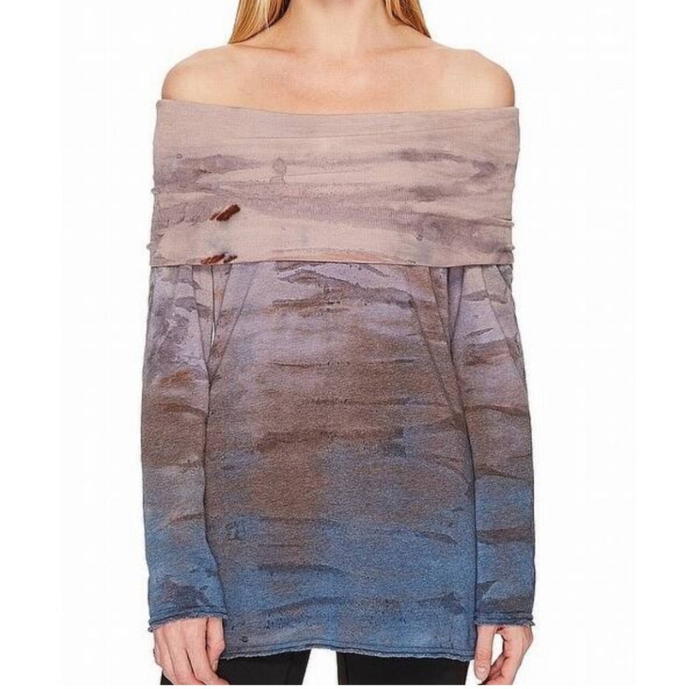 HARD TAIL OFF SHOULDER SWEATSHIRT